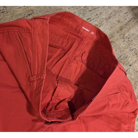 Lot of 2 Old Navy Size 12 Salmon Color Pepper Tamarind Pixie Chino - Picture 9 of 16